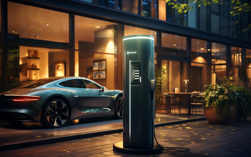 Electric bike charging stations 22 Illustration