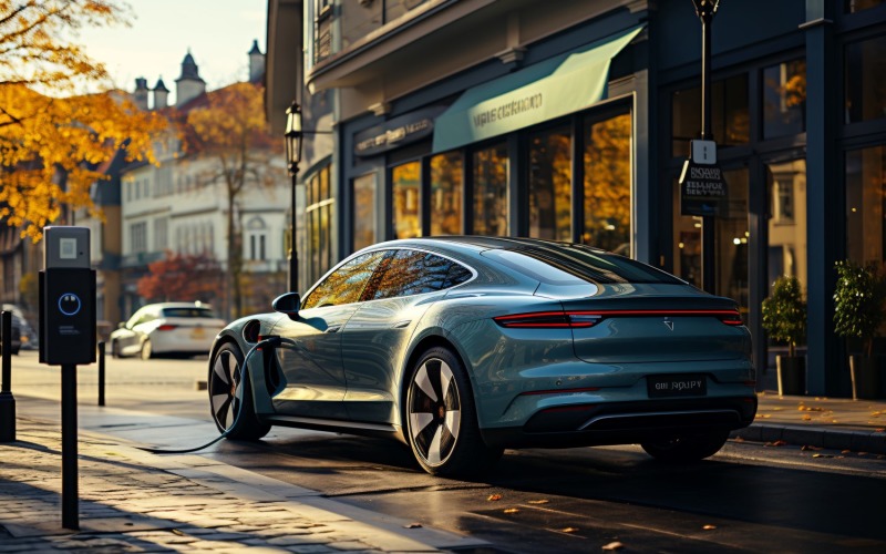 Electric bike filling stations 41 Illustration