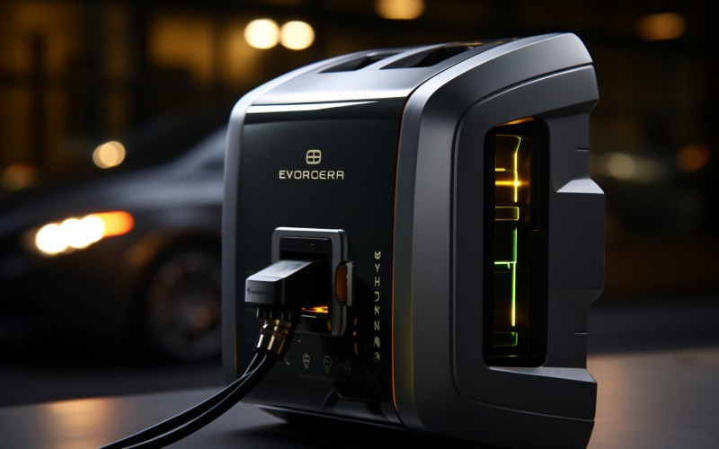 Electric Vehicle Chargers Dispenser 15 Illustration