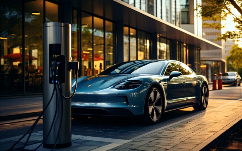 Electric Vehicle Chargers Dispenser 35 Illustration