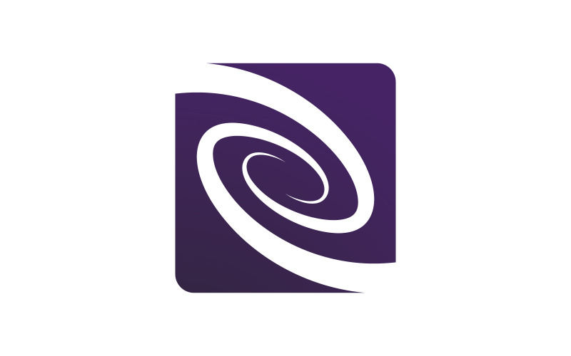 Abstract vortex spin logo icon design V13 Logo Template