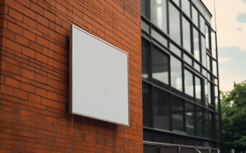 Commercial Building Signboard Mockup 264 Illustration