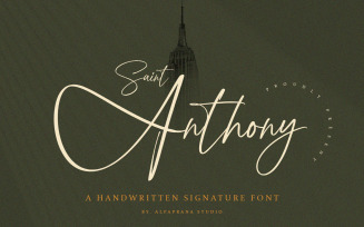 Saint Anthony - Handwritten Font