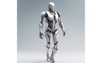 Anthropomorphic Female robot futuristic techno Cyberpunk 22