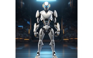 Anthropomorphic Female robot futuristic techno Cyberpunk 74
