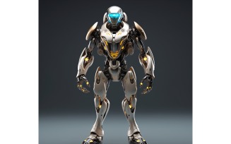 Anthropomorphic Female robot futuristic techno Cyberpunk 78