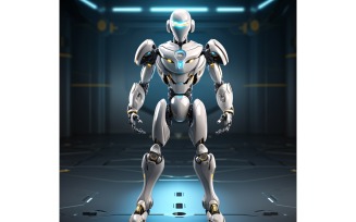 Anthropomorphic Female robot futuristic techno Cyberpunk 84