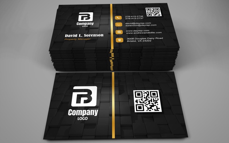 Sophisticated Business Cards for Industry Leaders Corporate Identity