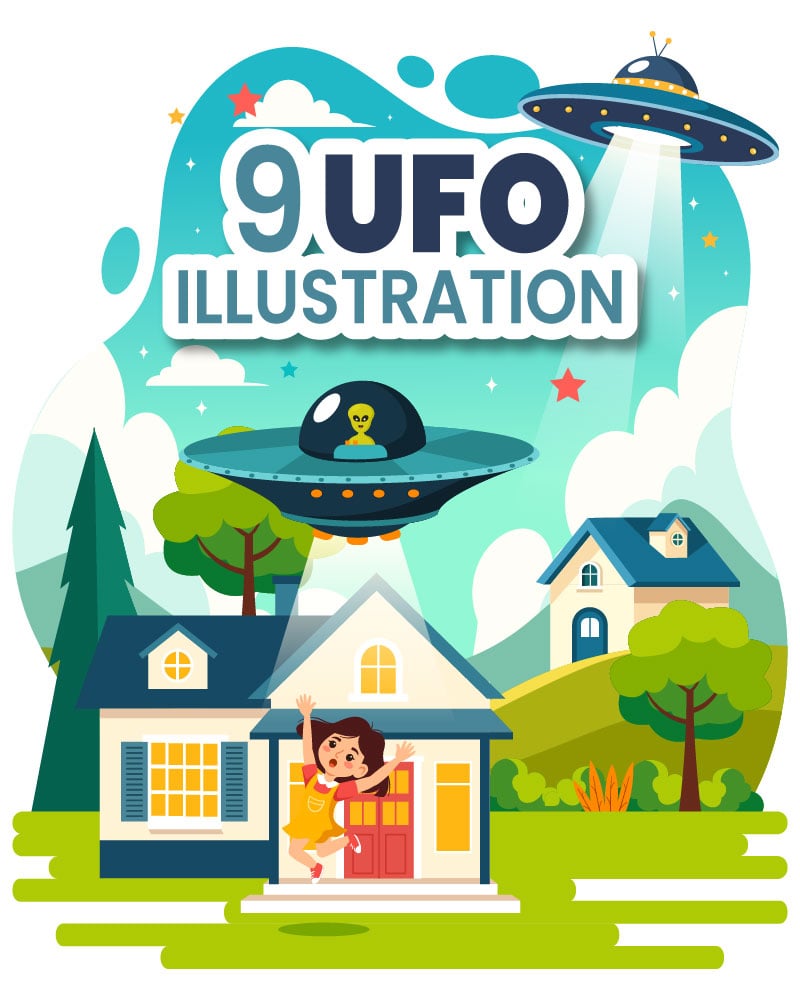 Template #420215 Flying Ufo Webdesign Template - Logo template Preview