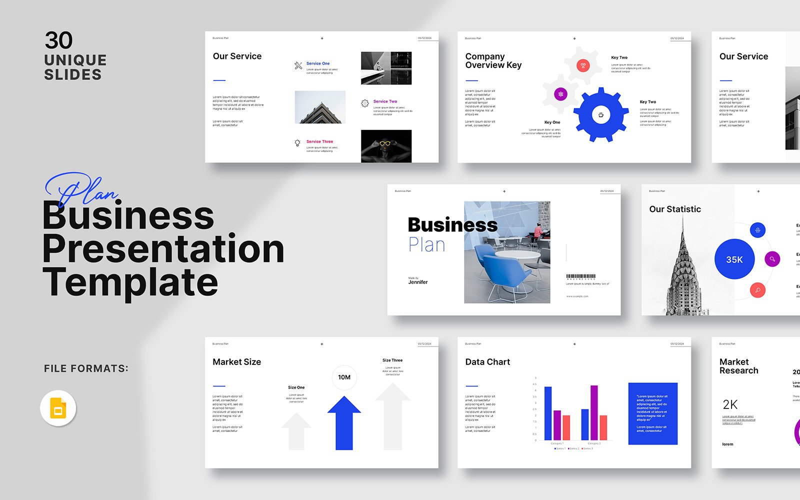 Template #420220 Plan Googleslide Webdesign Template - Logo template Preview