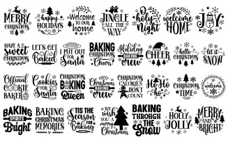Christmas Signs Bundle | Rustic Holiday Decor | 30 Designs | Digital Files for Home Decor,