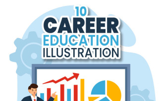 10 Career Education Illustration
