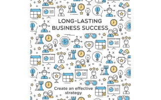 Long Lasting Business Success Vector Illustrations