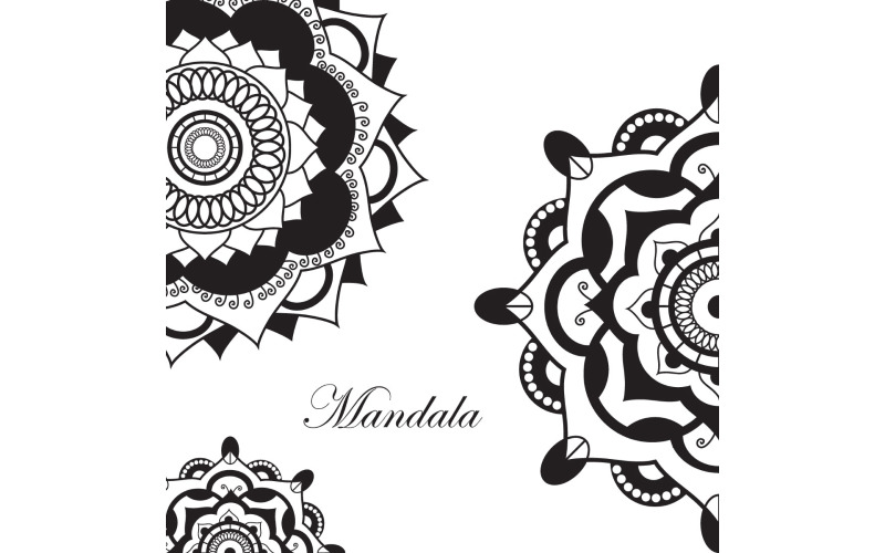 Mandala Pagan Symbol Schematic Representation Illustration
