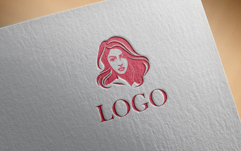 Beauty girl logo 2-092-23 Logo Template