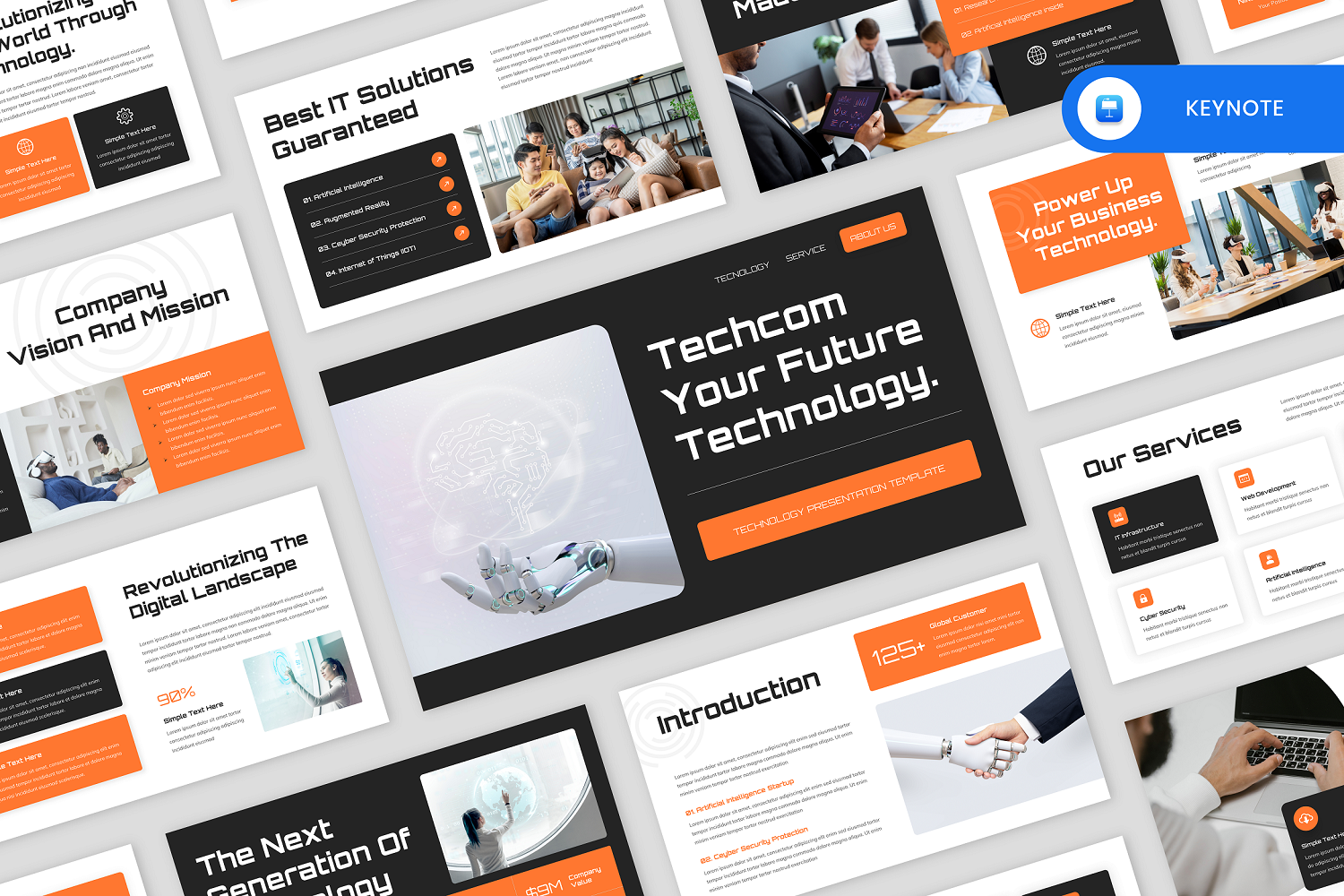 Techcom - IT & Technology Keynote Template