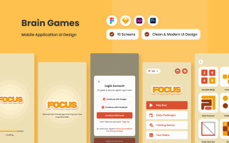 Focus - Brain Games Mobile App