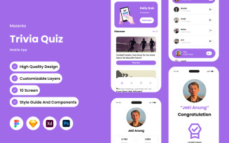 Mazenia - Trivia Quiz Mobile App