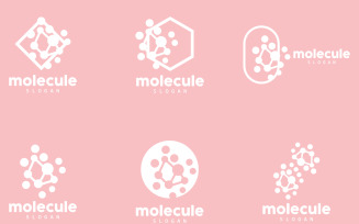 Neuron Logo Molecule Logo Design SET1
