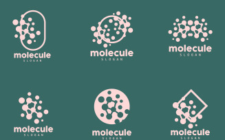 Neuron Logo Molecule Logo Design SET4