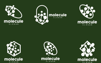 Neuron Logo Molecule Logo Design SET8