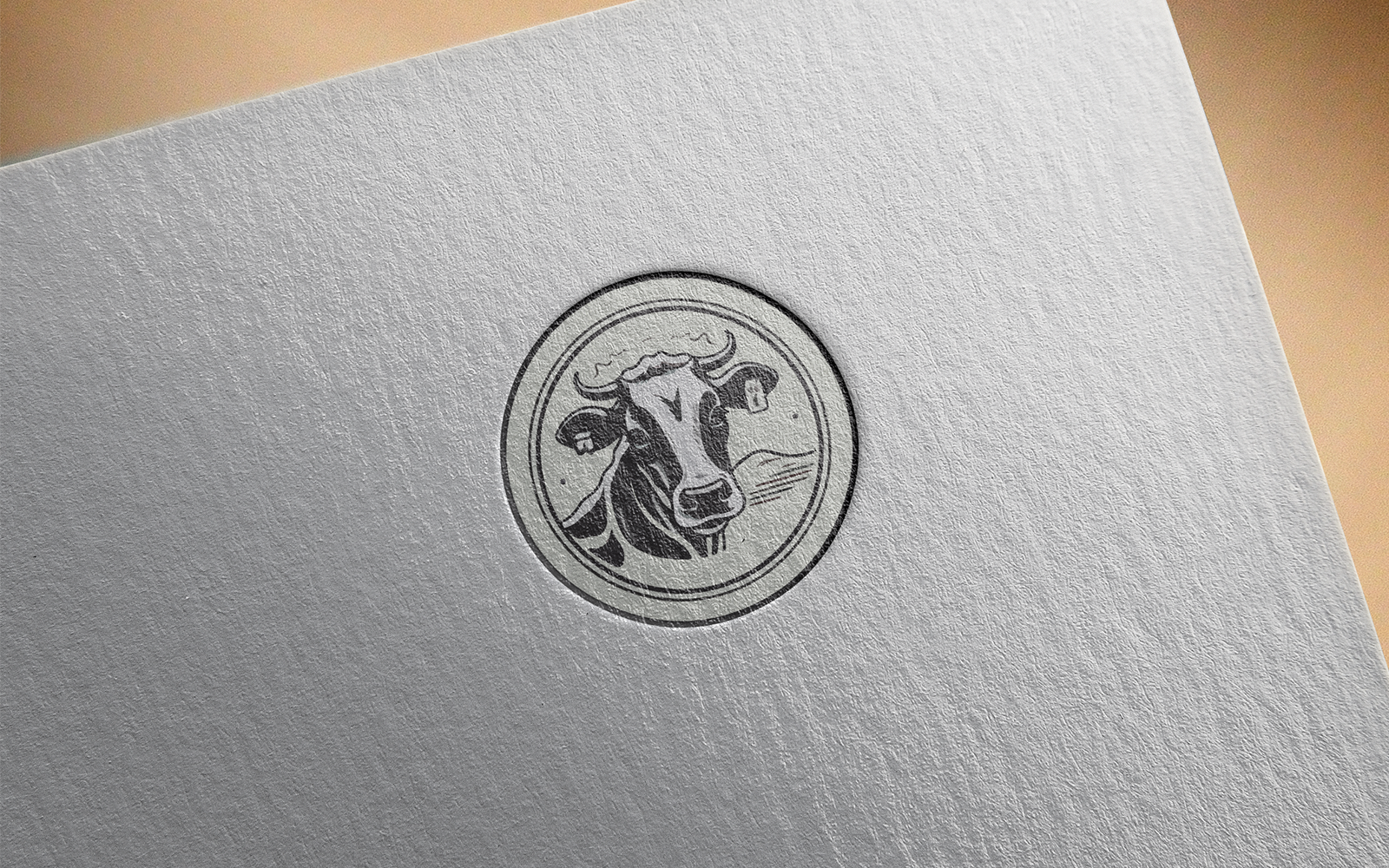 Elegant Cow Logo 3-0303-23