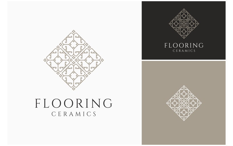 Ceramic Tiles Flooring Wall Logo Logo Template