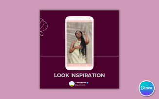 Clothing Fashion Social Media Template 03 - Editable in Canva