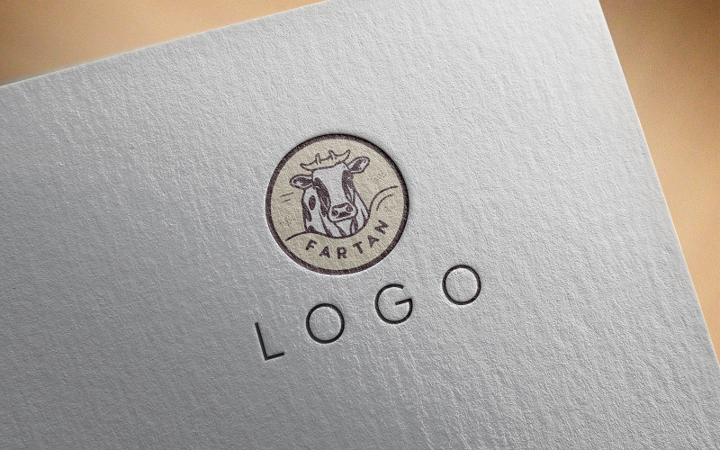 Elegant Cow Logo 2-0302-23 Logo Template