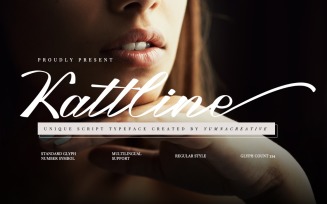 Kattline - Unique Script Font
