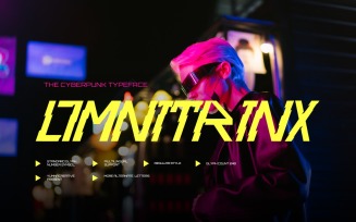 Omnitrinx - Cyberpunk Font
