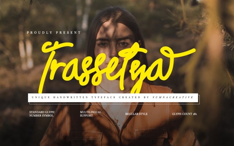 Trassetya - Handwritten Font