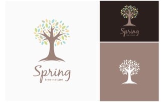 Tree Spring Leaves Nature Logo
