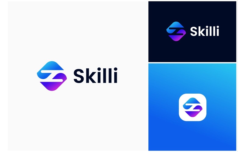 Letter S Colorful Abstract Modern Logo Logo Template