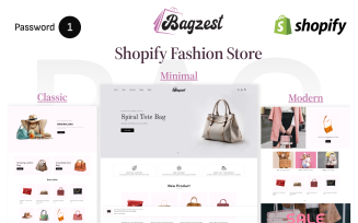 Bagzest: Trendy Handbags & Fashion Clothing Shopify Theme for Your Online Store