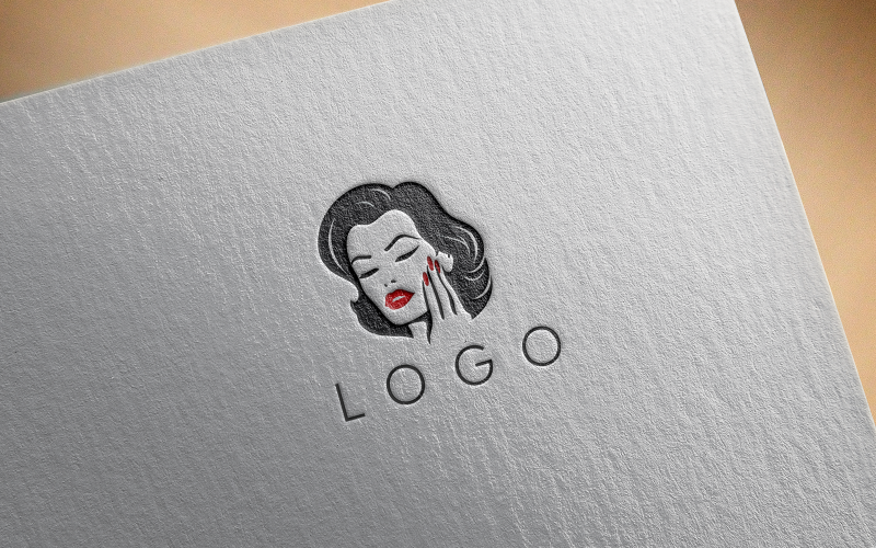 Cute girl logo 11-0384-23 Logo Template