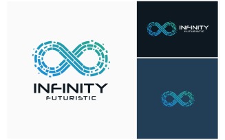 Infinity Infinite Technology Digital Logo