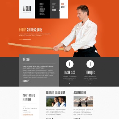 Martial Arts Websites Templates