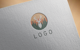 Elegant Deer logo- vector-064-23