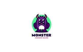 Monster Mascot Cartoon Logo 3