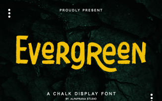 Evergreen - Modern Display Font