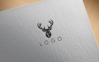 Elegant Deer logo-4-0492-23