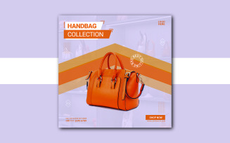 Handbag Collection Flyer Design Template