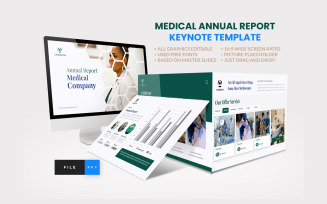 Medical Annual Report Keynote Template