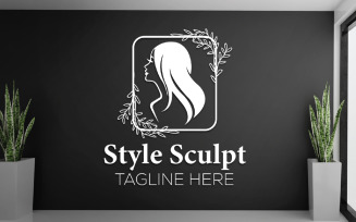 Style Sculpt: Professional Logo Template for Beauty Brands