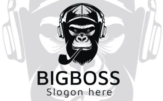 BIGBOSS Gorilla logo template logo