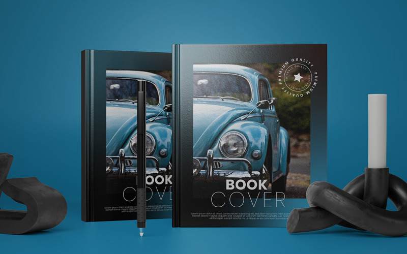 Book Cover Mockup PSD Template Vol 03 Product Mockup