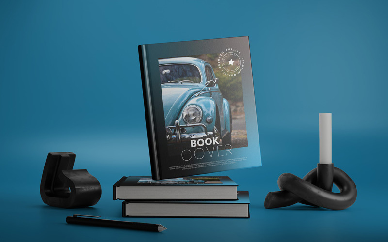 Book Cover Mockup PSD Template Vol 06 Product Mockup