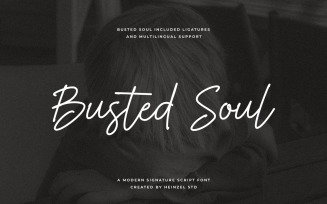 Busted Soul Modern Signature Font