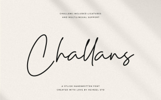Challans Stylish Handwritten Font